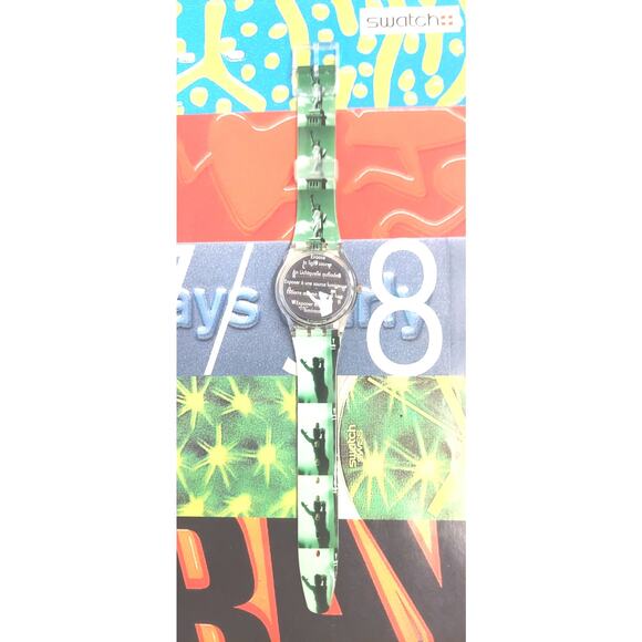 Swatch WORLD SOLAR USA SRK104E 1997 Solar Powered Swiss Made rare Vintage watch - Picture 2 of 7